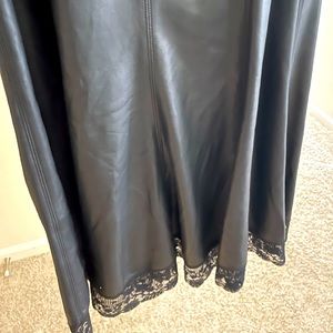 Free People pleather skirt